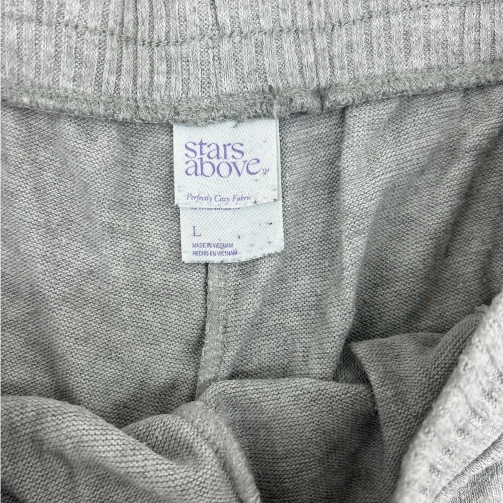 Stars Above Gray Athletic Shorts Soft Stretchy Fit